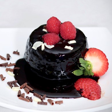 Vegan Chocolate Sponge Pudding